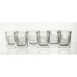Szklanki grawerowane myśliwskie do Whisky