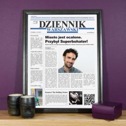 Obramowana Okładka Gazety